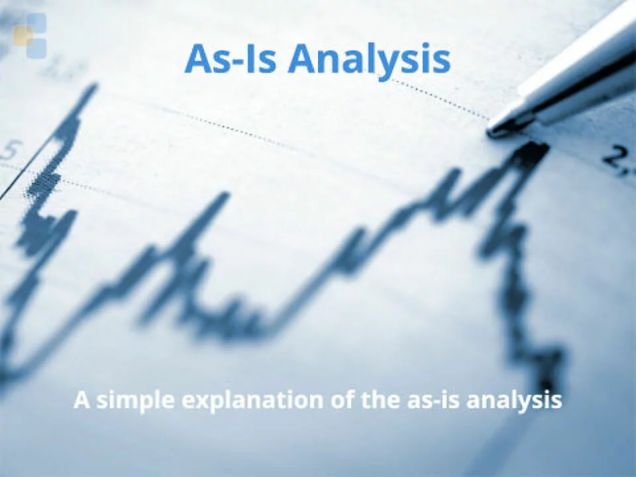 Grafik mit Diagramm und Stift zur Veranschaulichung einer As-Is-Analyse als Grundlage für die Bewertung und Optimierung bestehender Prozesse