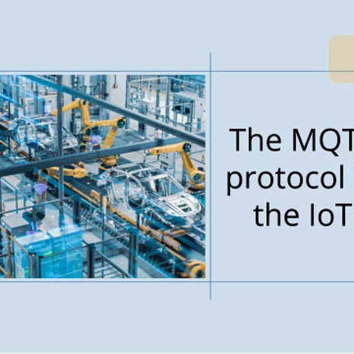 Produktionsanlage mit vernetzten Maschinen als Symbol für das MQTT-Protokoll im IoT und die Kommunikation zwischen industriellen Systemen