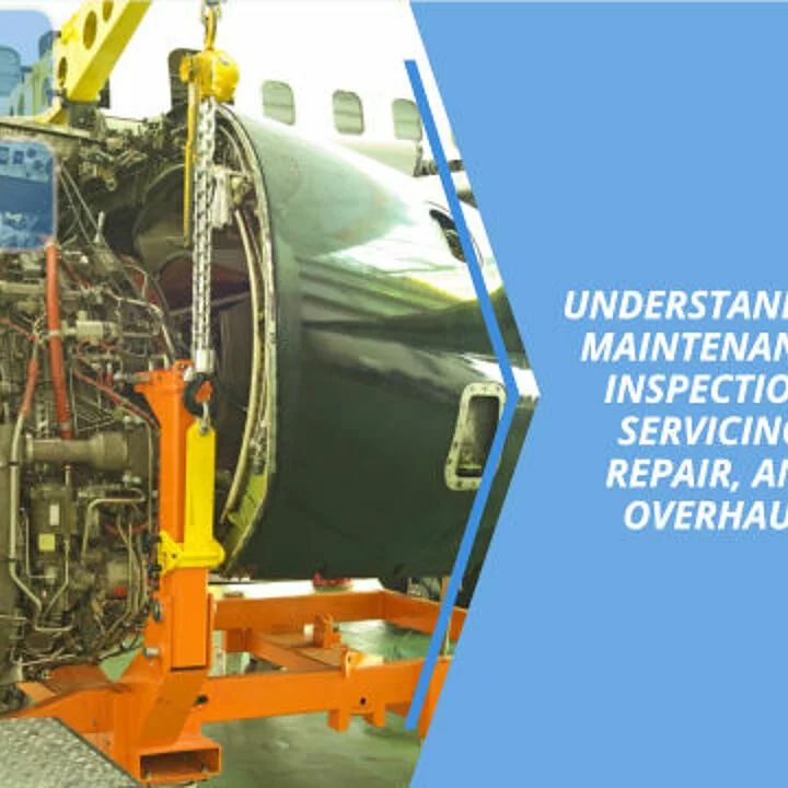 Flugzeugtriebwerk in Wartung als Symbol für Instandhaltung, Inspektion, Service und Reparaturprozesse in technischen Anlagen