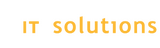 mIT solutions Logo mit weiß-gelbem Schriftzug auf dunklem Hintergrund