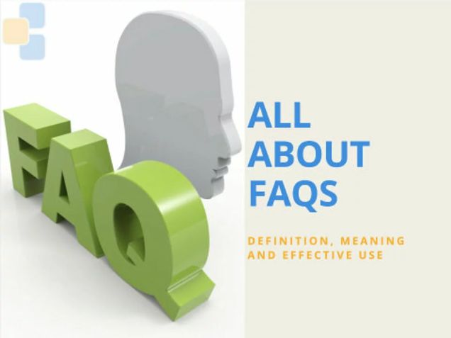 Grafik mit großem FAQ-Schriftzug und Kopf-Silhouette als Symbol für häufig gestellte Fragen, Wissensvermittlung und strukturierte Informationsbereitstellung